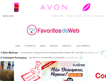 Tablet Screenshot of favoritosdaweb.com